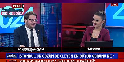 BTP İBB Başkan adayı Cihan Erdoğanyılmaz Tele 1’de sert açıklamalar yaptı