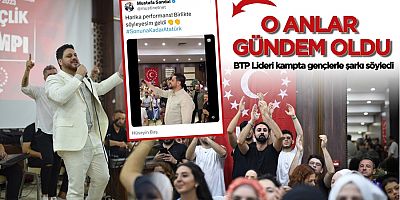 BTP lideri Hüseyin Baş gençlerle şarkı söyledi  O anlar paylaşılınca sosyal medyada gündem oldu   