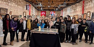 Çağrıbey Ortaokulu Milli Miraslar Evi’ni Ziyaret Etti