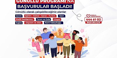 Çatalca Belediyesi Gönüllü Programı'na Başvurular Başladı.