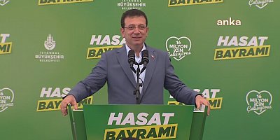 Çatalca’da ‘Hasat Bayramı”nda konuşan İmamoğlu: “Yalan, dolan, talan bize ne yakışır ne yapışır”