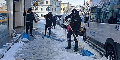 Çatalca'da Karla Mücadelede Başarılı Çalışma