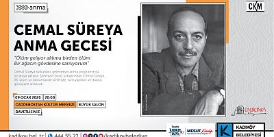 Cemal Süreya Kadıköy’de Anılacak