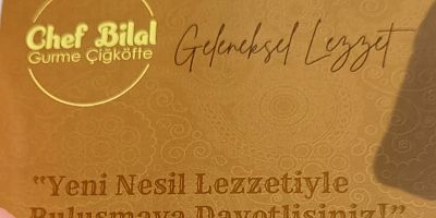 Chef Bilal Gurme Çiğköfte Yeni Şubesinin Açılışına Davet