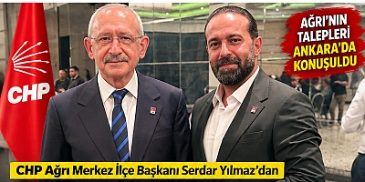 CHP Ağrı Merkez İlçe Başkanı Serdar Yılmaz’dan Ankara’da Sürpriz Görüşme