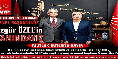 CHP Amasya Milletvekili Ramis Topal’dan Özgür Özel’e Destek Mesajı