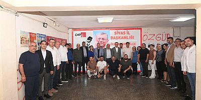 CHP İstanbul İl Başkanı Özgür Çelik Sivas'ta: 