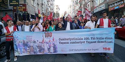 CHP İstanbul İl Başkanı Özgür Çelik'ten 100. Yıl mesajı: Cumhuriyet'i ilelebet yaşatmaya devam edeceğiz 