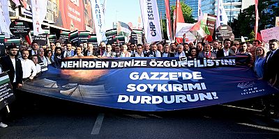 CHP İstanbul İl Örgütü'nden İsrail'e kınama: Yurtta barış, dünyada barış. Hemen şimdi, Filistin’de barış