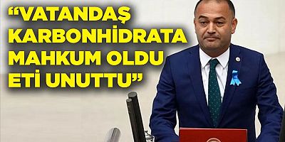  CHP İstanbul Milletvekili Özgür Karabat: Vatandaş eti unuttu!