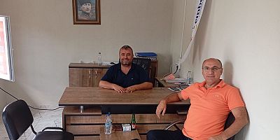 CHP'li Ali Boztaş ,Aksoy'u ziyaret etti