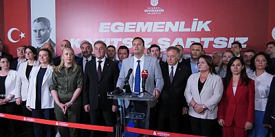 CHP’li Belediye başkanları Ekrem İmamoğlu ve arkadaşlarına destek için Saraçhane’de buluştu