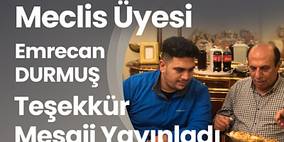 CHP'li Emrecan Durmuş Taziye Mesajı Yayınladı 