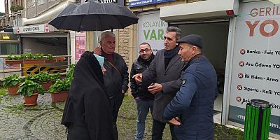 CHP'li Hayrettin Özbakır,Mahalle Mahalle Geziyor