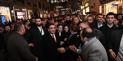 CHP'li İnan Güney, Beyoğlu'nda Heyecan Yarattı
