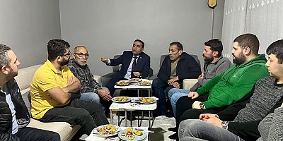 CHP'li İnan Güney,vatandaşların evine misafir oldu 