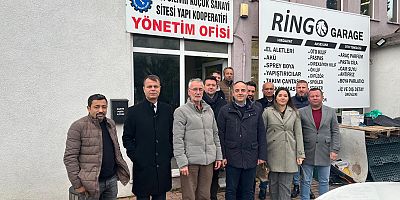 CHP'li Melih Yıldız, Sanayi Sitesi Esnaflarını Ziyaret Etti