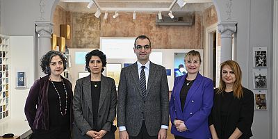 CHP'li Resul Emrah Şahan,Agos Gazetesi'ni ziyaret etti