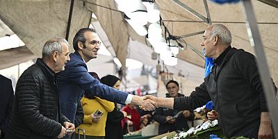 CHP'li Resul Emrah Şahan'dan Pazar Esnafına Ziyaret