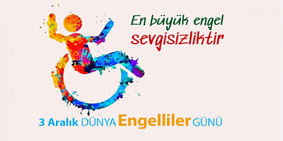 CHP'li Soner Özimer'den  3 Aralık Dünya Engelliler Günü Mesajı