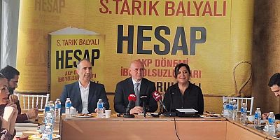 CHP'li Tarık Balyalı'nın kaleme aldığı 'Hesap' kamuoyuna tanıtıldı