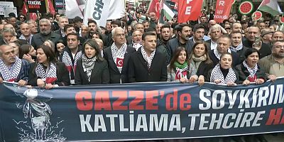 CHP’nin İstanbul'daki Filistin yürüyüşüne polis engeli