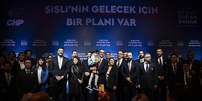 CHP ŞİŞLİ BELEDİYE BAŞKAN ADAYI ŞAHAN, 5 YILLIK 147 PROJESİNİ AÇIKLADI