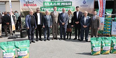 Çiftçilere 1.400 Torba Silajlık Mısır Tohumu Desteği