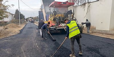 Çoban Sokak’taki Asfalt Serim Çalışmaları Tamamlandı