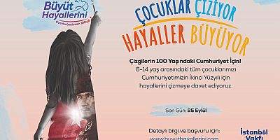 ÇOCUKLAR CUMHURİYET İÇİN ÇİZİYOR