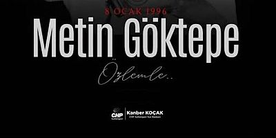 Cumhuriyet Halk Partisi Sultangazi İlçe Başkanlığı’ndan Anma Mesajı