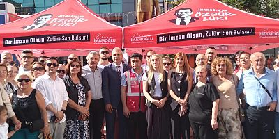 Dilek Kaya İmamoğlu Gaziosmanpaşa’daki İmza Kampanyasına Katıldı
