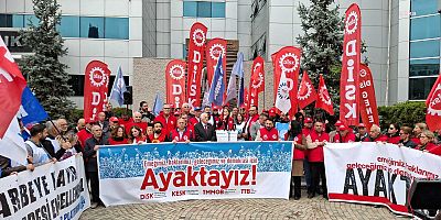 DİSK, Beylikdüzü Belediyesi’nde... Çerkezoğlu: “Serbest seçimleri kaldırıp soygun düzeninin devamı için yapıyorlar bütün bunları”