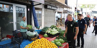Edremit Zabıta’dan Pazar yeri denetimleri