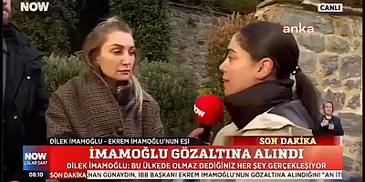 Ekrem İmamoğlu'na gözaltı... Dilek İmamoğlu: Kendini milletine emanet ediyor, millet bunun hesabını gün gelecek soracak bunu herkes de biliyor