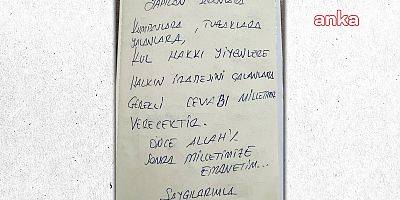 Ekrem İmamoğlu'ndan gözaltında el yazısı ile mesaj: 