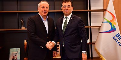 Ekrem İmamoğlu’ndan Muharrem İnce’ye: “Aramıza hoş geldiniz”