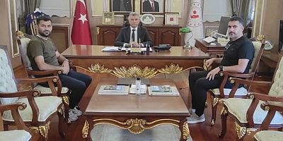 Ensar Acar’dan Eyüpsultan Kaymakamı Arslan Yurt’a Ziyaret