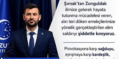 Ensar Acar’dan Zonguldak’taki Emekçilere Yönelik Saldırıya Sert Tepki