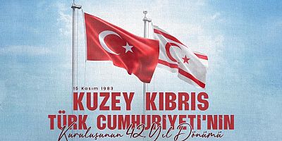 Ensar Acar KKTC'nin kuruluşunun 42. yılını kutladı