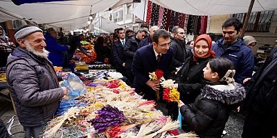 ESENLER SEMT PAZARINDA İMAMOĞLU İZDİHAMI