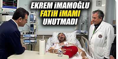 FATİH CAMİİ'NDE SALDIRIYA UĞRAYAN İMAMI HASTANEDE ZİYARET EDEN İMAMOĞLU: “İNŞALLAH BİR DAHA BÖYLE SALDIRILARIN YAŞANMASI GÜNDEM OLMAZ ÜLKEMİZDE”