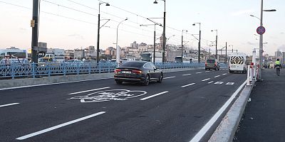 GALATA KÖPRÜSÜ’NDEKİ ÇALIŞMA PLANLANANDAN ÖNCE BİTİRİLDİ