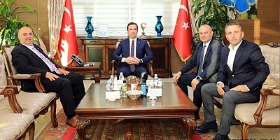 Gazetecilerden Vali Karakaya’ya Ziyaret