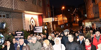 Gazi Cemevi Önünde: “Suriye’de Alevi Soykırımını Durdurun”