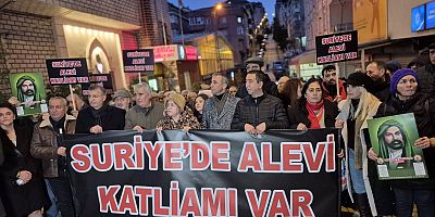 Gazi halkından, Suriye’deki Alevi katliamı sebebiyle protesto: Saldırılar derhal durdurulsun!-VİDEO