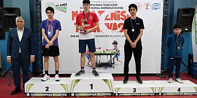 GAZİOSMANPAŞA BELEDİYESİ’NİN EV SAHİPLİĞİNDE, DÜNYA MASA TENİSİ GÜNÜ’NE ÖZEL TURNUVA DÜZENLENDİ