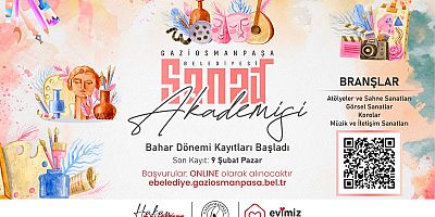Gaziosmanpaşa Sanat Akademisi'nden 39 Branşta Sanat Kursları