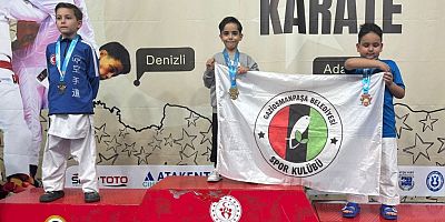 GAZİOSMANPAŞALI MİNİK KARATECİ KAAN AYAZ, TÜRKİYE ŞAMPİYONU OLDU