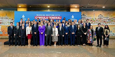 GELENEKSEL BAŞKONSOLOSLAR BULUŞMASINDA KONUŞTU 